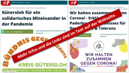 Petitionen gegen Montagsquerulanten in GT und PB