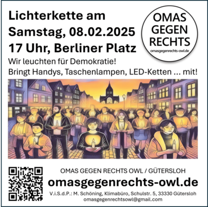 Morgen: Erster Infostand in Gütersloh!
