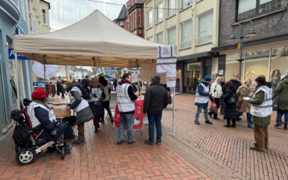 3ter und letzter Infostand vor den Wahlen