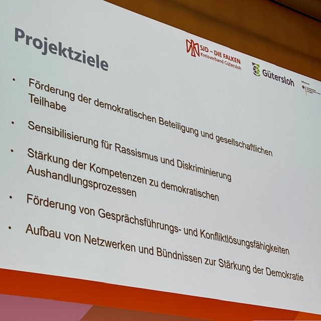 22.05.25 – “Demokratie Leben” Förderprojekte in Gütersloh