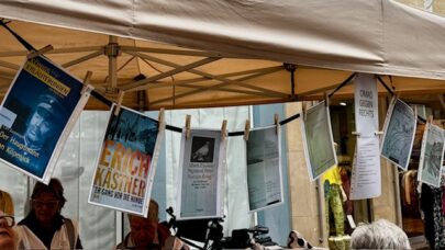 Infostand „Bücherverbrennung“ 3.5.25