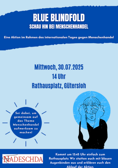 Mi., 30.07.25 Rathausplatz GT: Blue Blindfold