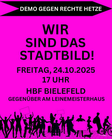 Freitag 24.10.: #Stadtbild, Demo, Film