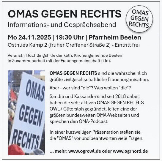 OMA-Vortrag in Beelen am 24.11.25