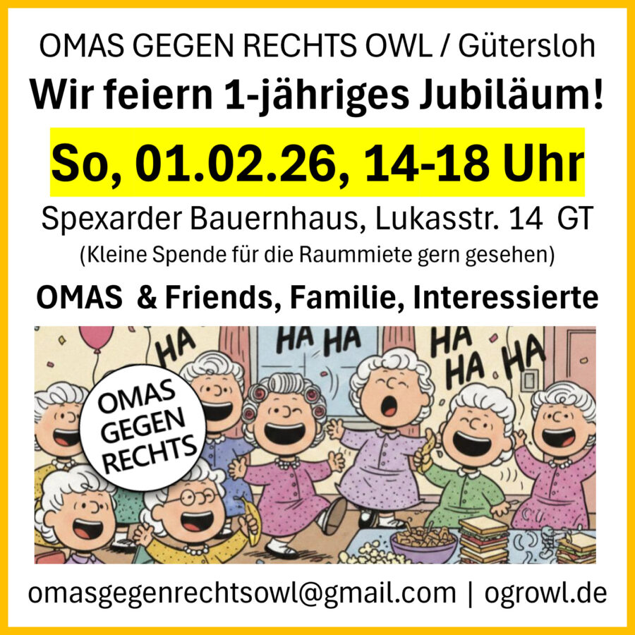 1 Jahresfeier am 01. Februar