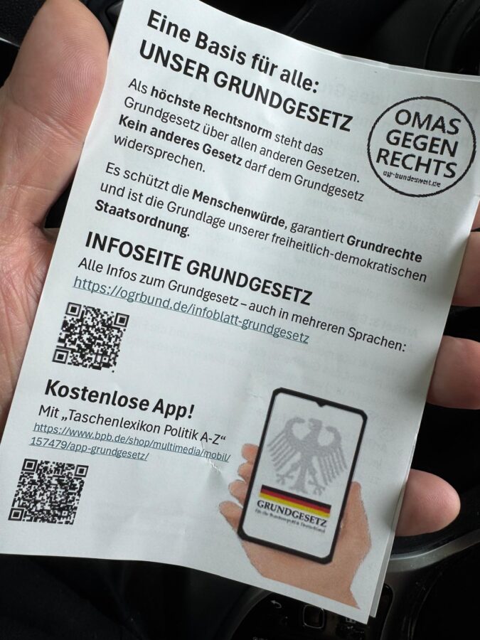 23.05.26 Infostand Grundgesetz